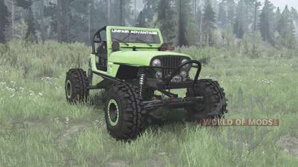 Jeep CJ-7 Renegade Rock Crawler para MudRunner