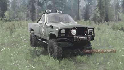 Ford F-150 Cabine Regular Styleside Pickup Off-Road para MudRunner