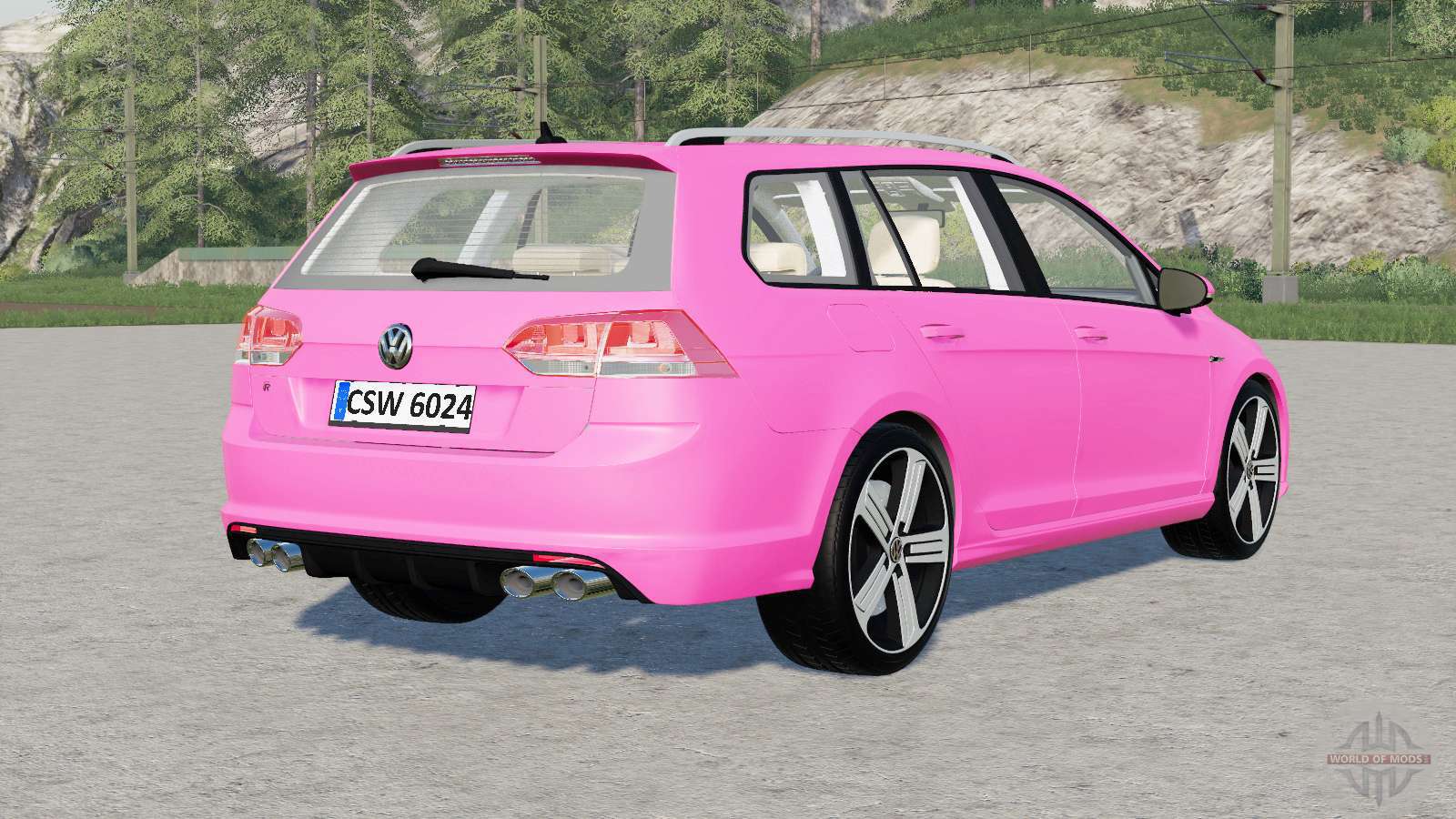 Volkswagen Golf R Variante Typ 5g 2015 Para Farming Simulator 2017