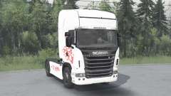 Scania R730 Tractor Truck Topline Cab para Spin Tires
