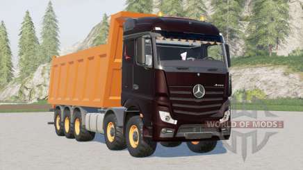 Mercedes-Benz Actros 10x10 Dump Truck (MP4) 2014 para Farming Simulator 2017