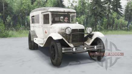 GAZ-55 Ambulância para Spin Tires