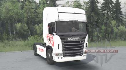 Scania R730 Tractor Truck Topline Cab para Spin Tires