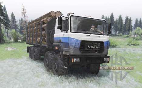 Ural-532362 8x8 para Spin Tires