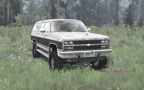 Chevrolet K2500 Suburbano 1989 para Spintires MudRunner