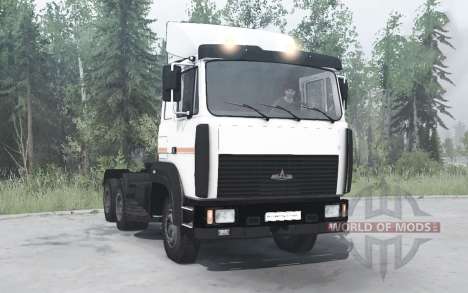 MAZ-6422 caminhão trator para Spintires MudRunner