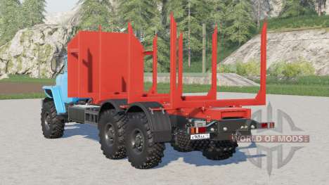 Ural-4320-60 caminhão de toras curtas para Farming Simulator 2017