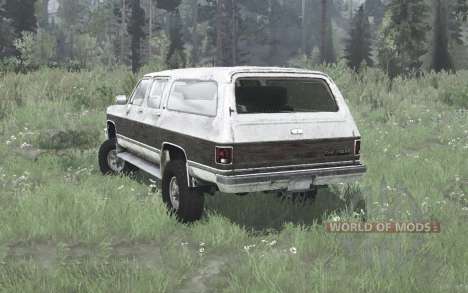 Chevrolet K2500 Suburbano 1989 para Spintires MudRunner