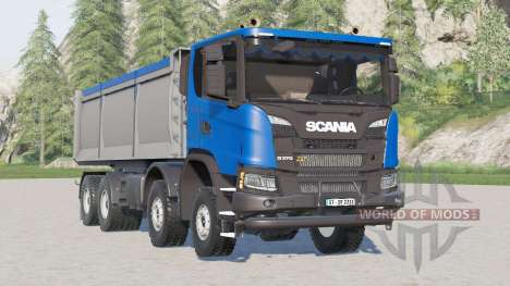 Scania G 370 XT 8x8 basculante 2017 para Farming Simulator 2017