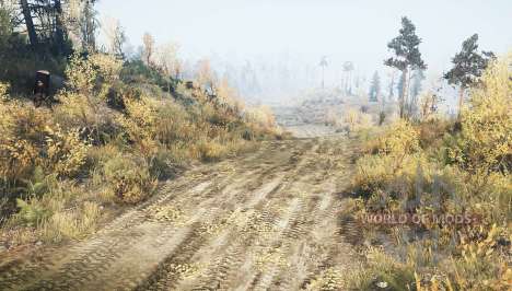 Estradas abandonadas para Spintires MudRunner