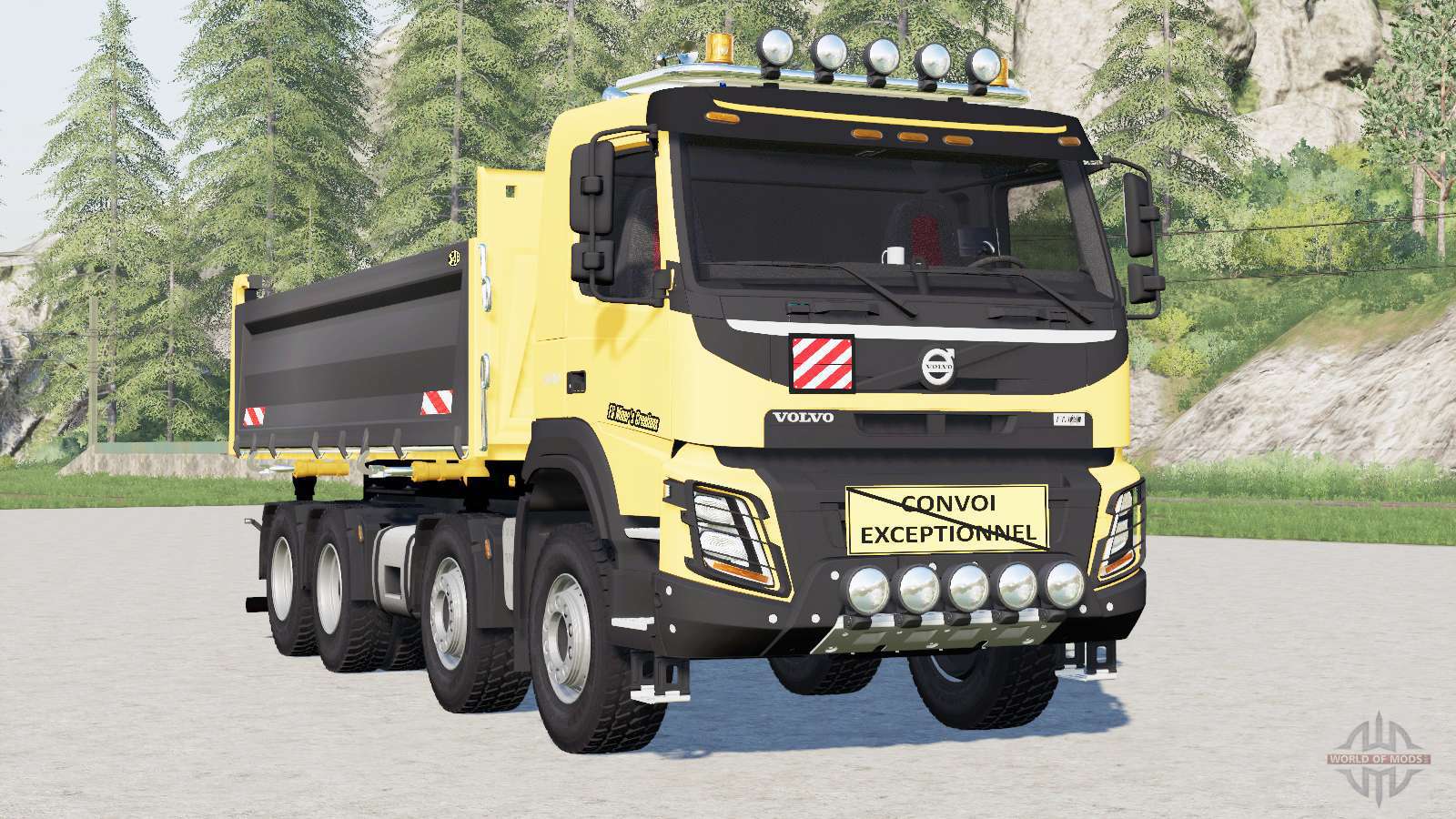 Volvo FMX 500 8x4 Day Cab Meiller-Kipper for Farming Simulator 2017