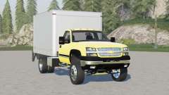 Chevrolet Silverado 3500 Cabine Regular Box Truck 2003 para Farming Simulator 2017