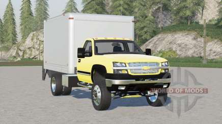 Chevrolet Silverado 3500 Cabine Regular Box Truck 2003 para Farming Simulator 2017