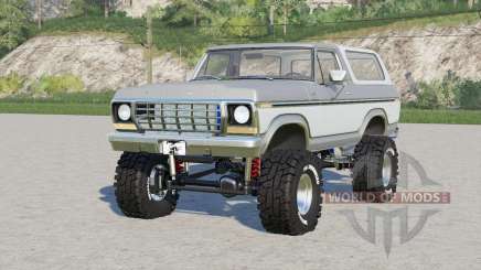 Ford Bronco Custom Wagon (U150) 1978 para Farming Simulator 2017