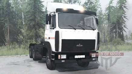 MAZ-6422 caminhão trator para MudRunner
