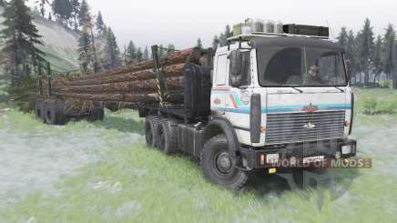 MAZ-6317 caminhão bielorrusso para Spin Tires