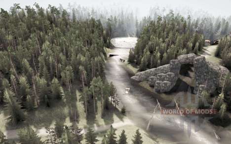 Mapa Megaliths para Spintires MudRunner