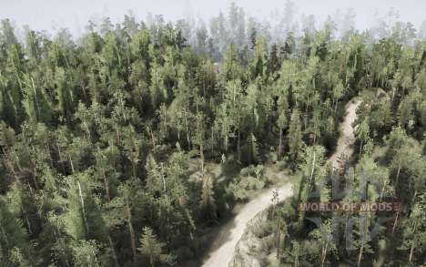 Mapa WoodsLight para Spintires MudRunner