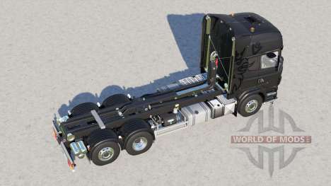 Scania R730 6x4 Topline Cabine Hooklift para Farming Simulator 2017