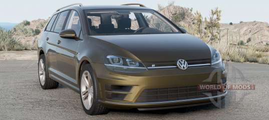 Volkswagen Golf R Variante Typ 5g 2015 Para Beamng Drive