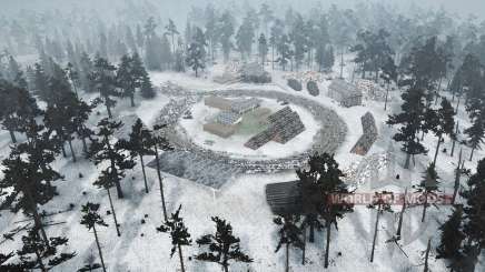 Mapa Inverno-Sibéria para MudRunner