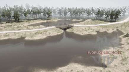 Mapa Peatland para MudRunner