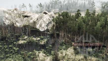 A cabeça da base 4 para MudRunner