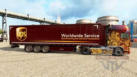 UPS da pele para Euro Truck Simulator 2