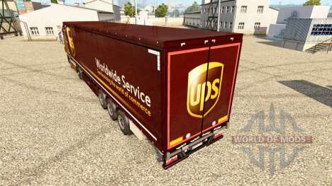 UPS da pele para Euro Truck Simulator 2