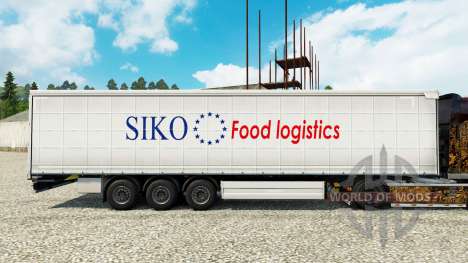Skin Siko Logística de Alimentos para Euro Truck Simulator 2