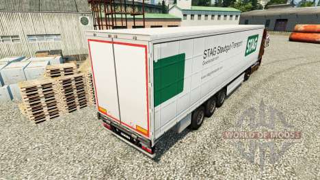 Transporte de Staubgut de veado da pele para Euro Truck Simulator 2