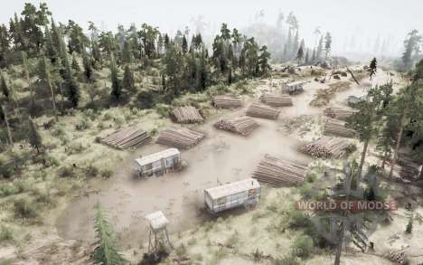 Através do deserto para as montanhas para Spintires MudRunner