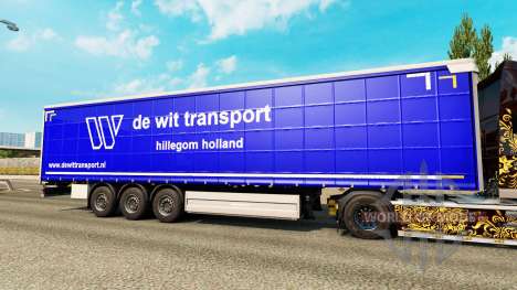 Skin De Wit Transporte para Euro Truck Simulator 2
