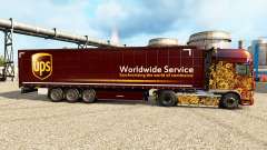 UPS da pele para Euro Truck Simulator 2