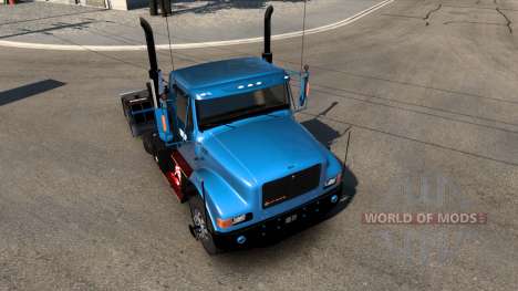 International 4700 Cyan Cornflower Blue para American Truck Simulator