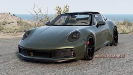 Porsche 911 Black Olive para BeamNG Drive