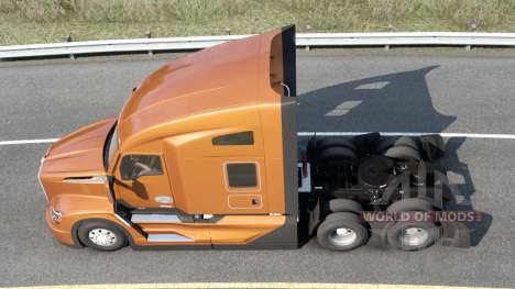 Kenworth T680 Yellow Orange para American Truck Simulator