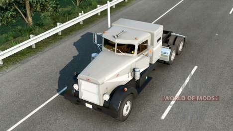 Peterbilt 350 Gray Nickel para American Truck Simulator