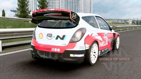 Hyundai i20 WRC Radical Red para Euro Truck Simulator 2