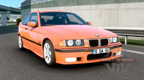 BMW M3 Compact (E36) Mango Tango para Euro Truck Simulator 2