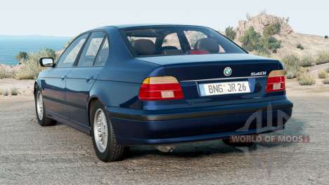 BMW 540i Sedan (E39) Queen Blue para BeamNG Drive