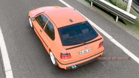 BMW M3 Compact (E36) Mango Tango para Euro Truck Simulator 2