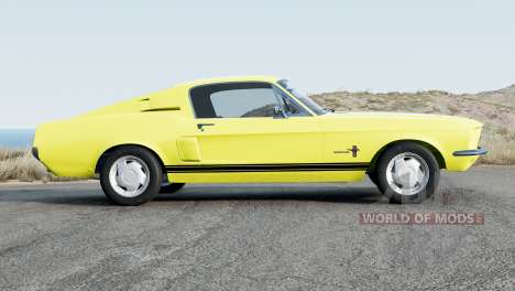 Ford Mustang Fastback (63A) 1967 para BeamNG Drive