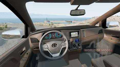 Toyota Sienna XLE AWD (XL30) 2011 para BeamNG Drive