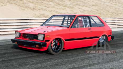 Toyota Starlet 3-door Drag Edition (KP61) 1981 para BeamNG Drive