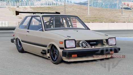 Toyota Starlet 3-door Drag Edition (KP61) 1981 para BeamNG Drive
