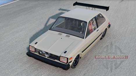 Toyota Starlet 3-door Drag Edition (KP61) 1981 para BeamNG Drive