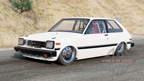 Toyota Starlet 3-door Drag Edition (KP61) 1981 para BeamNG Drive