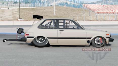 Toyota Starlet 3-door Drag Edition (KP61) 1981 para BeamNG Drive