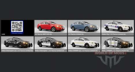 Ford Taurus SHO 2012 para BeamNG Drive